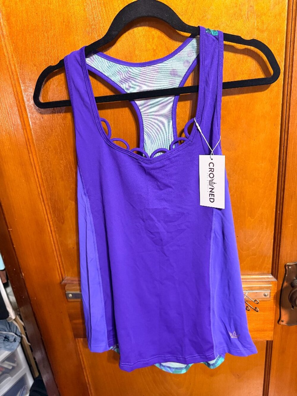 BNWT Crowned Athletics Ariel Inspired Flow Tank - Small